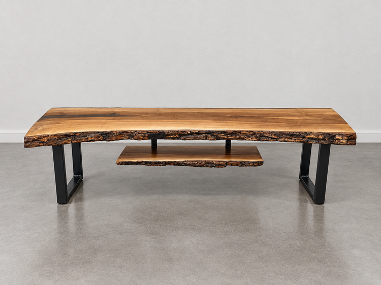 میز تی وی چوبی روستیک